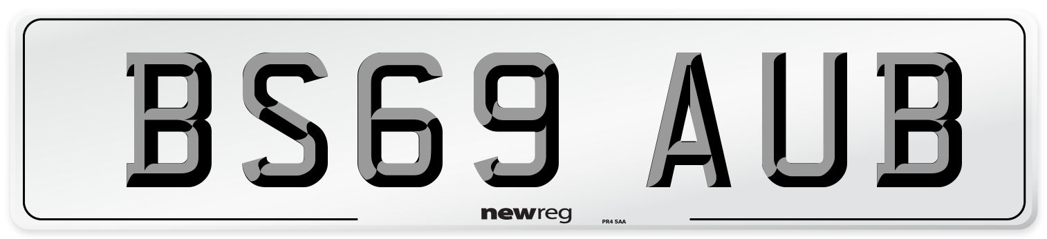 BS69 AUB Number Plate from New Reg